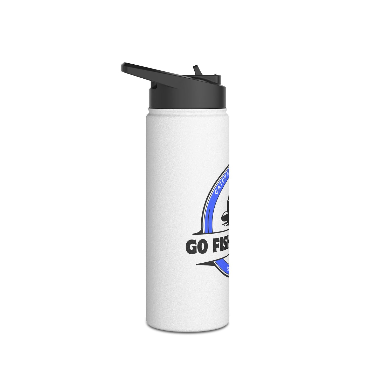 Fisherman Water Bottle - Stainless Steel