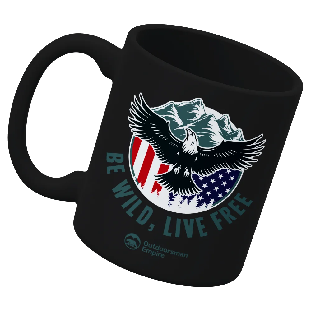 Be Wild Be Free American Eagle 11oz Mug