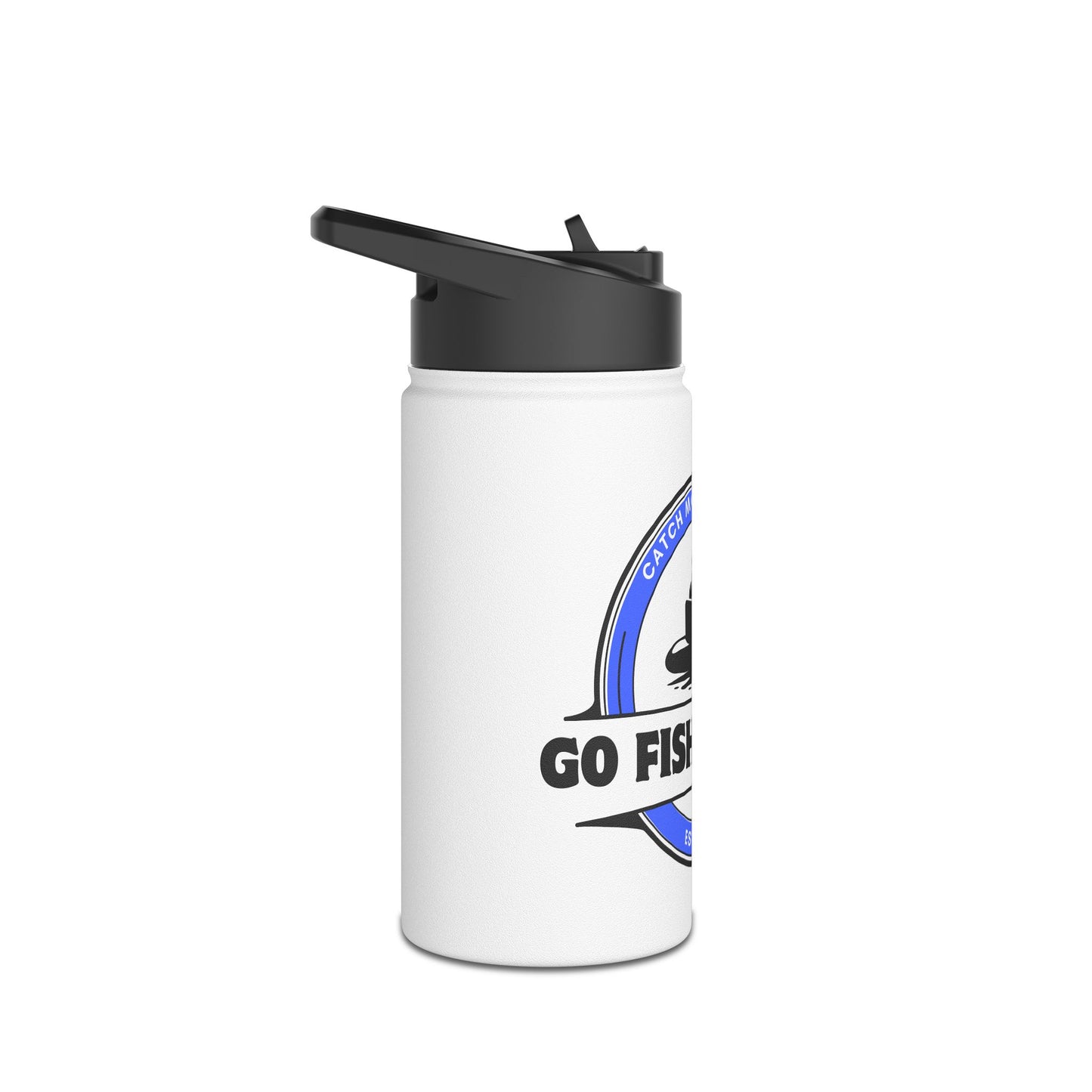 Fisherman Water Bottle - Stainless Steel