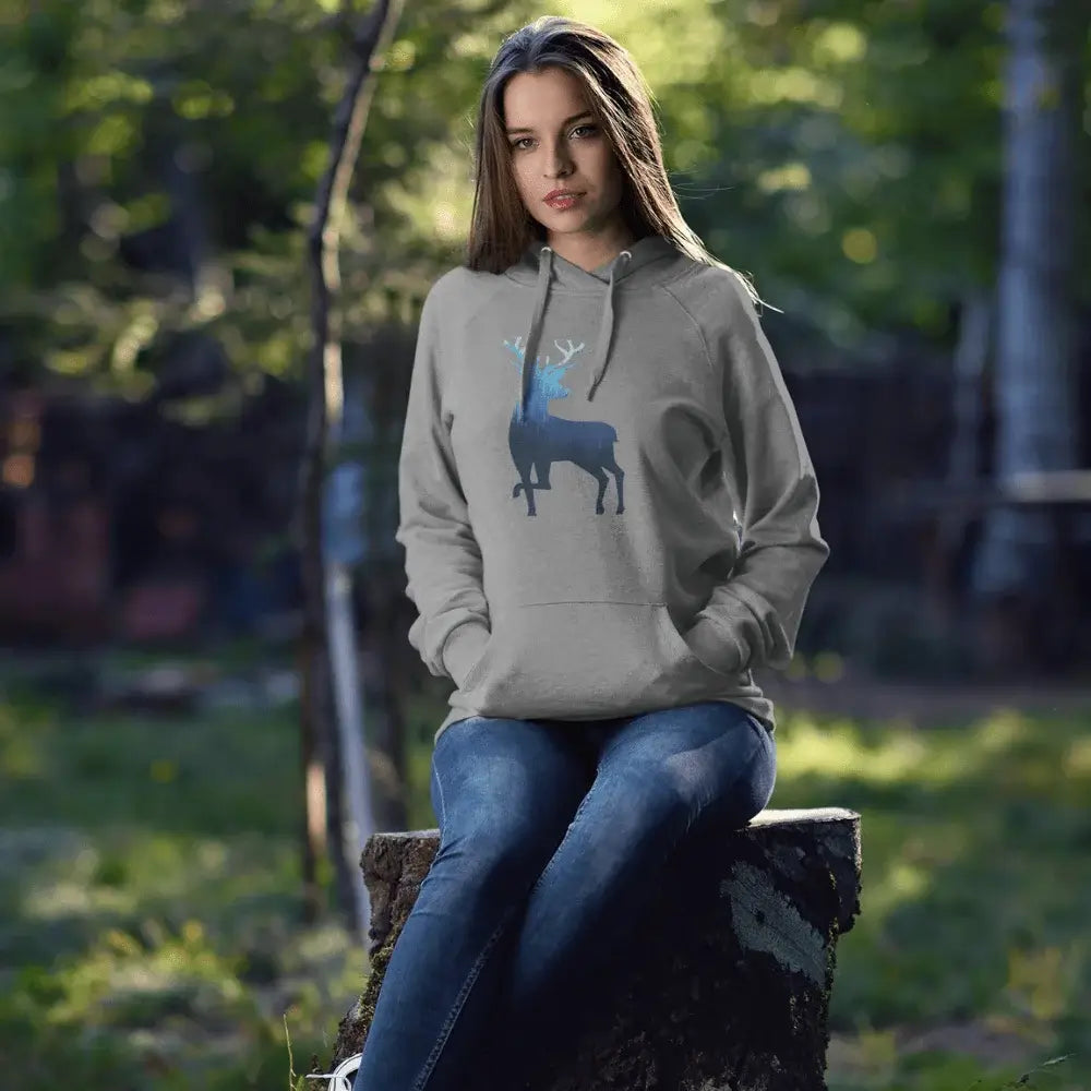 Deer Color 2 Women Hoodie