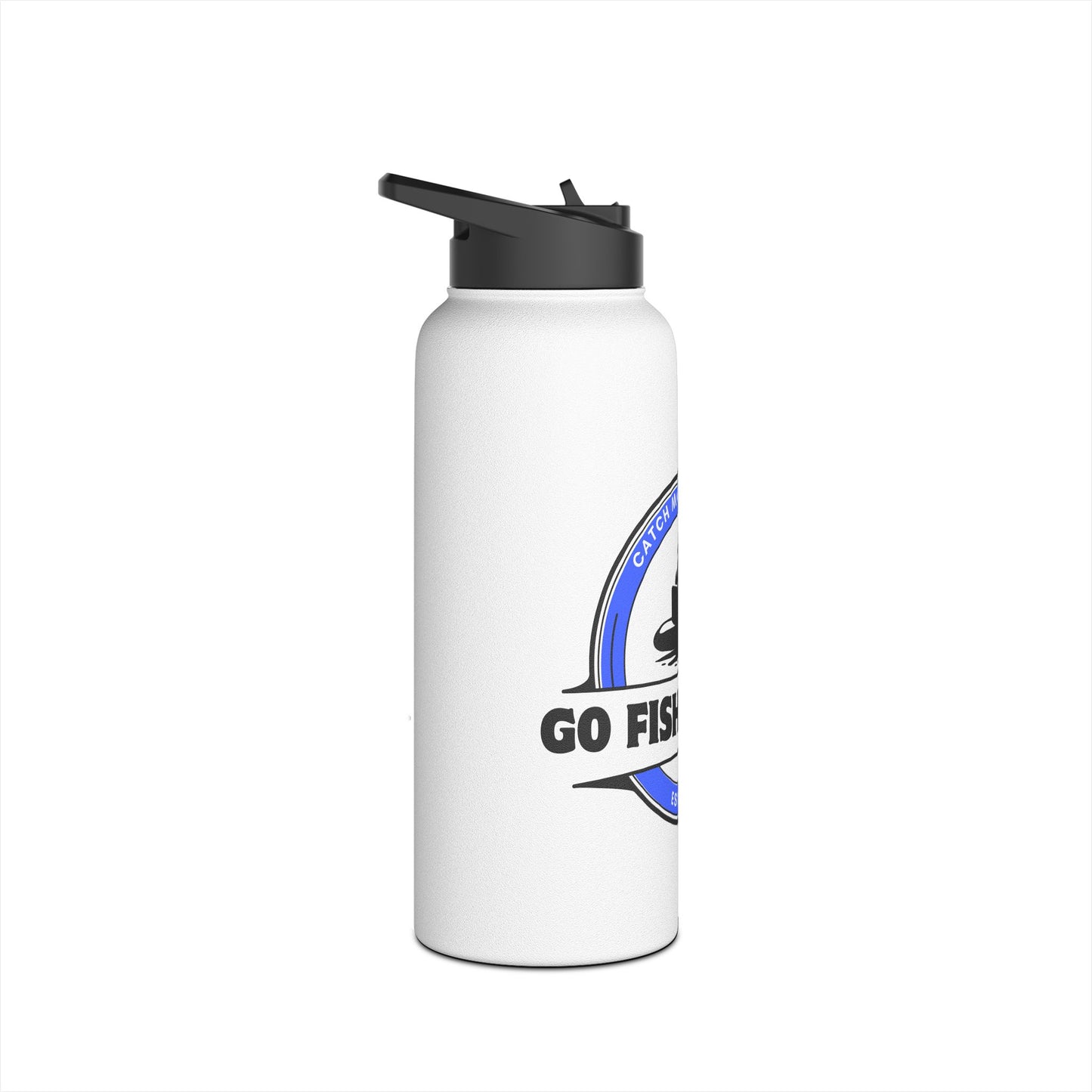Fisherman Water Bottle - Stainless Steel