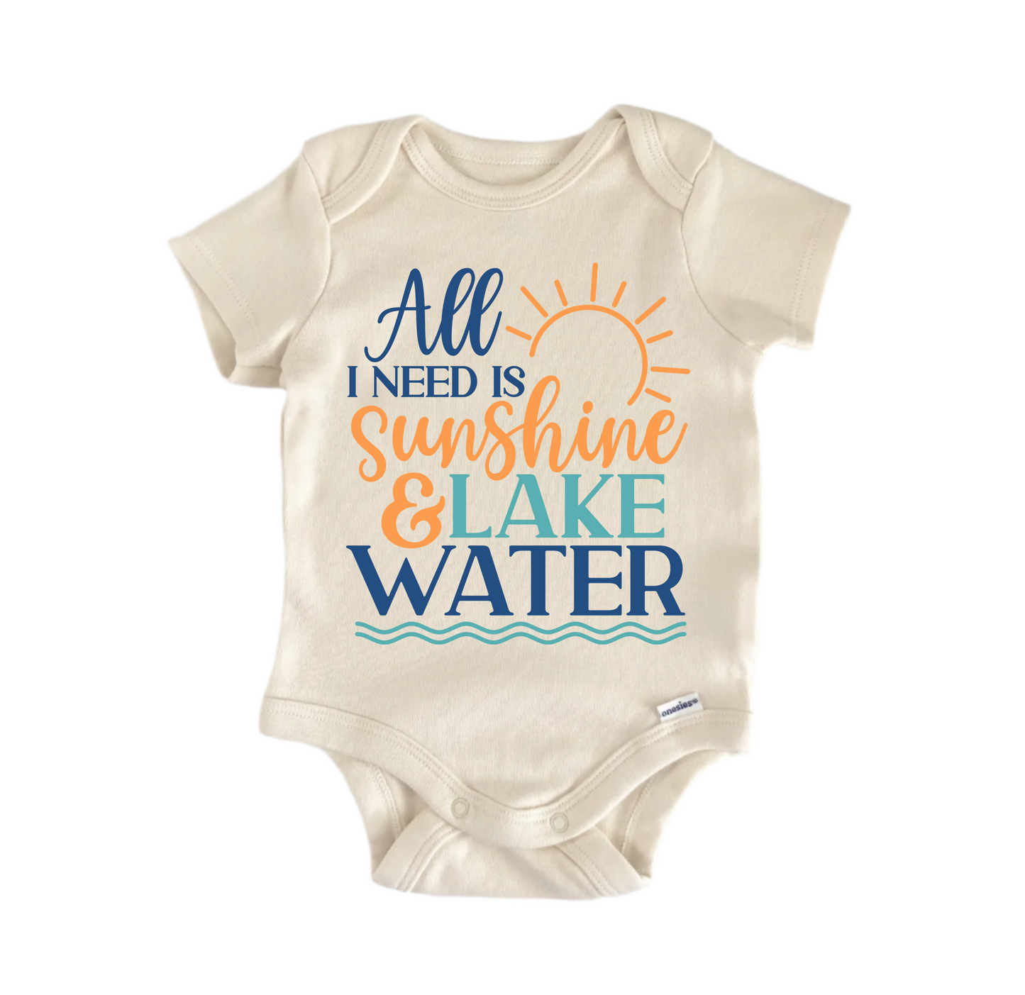 All Need Sunshine Lake Water - Baby Boy Girl Clothes Infant Bodysuit Funny Cute