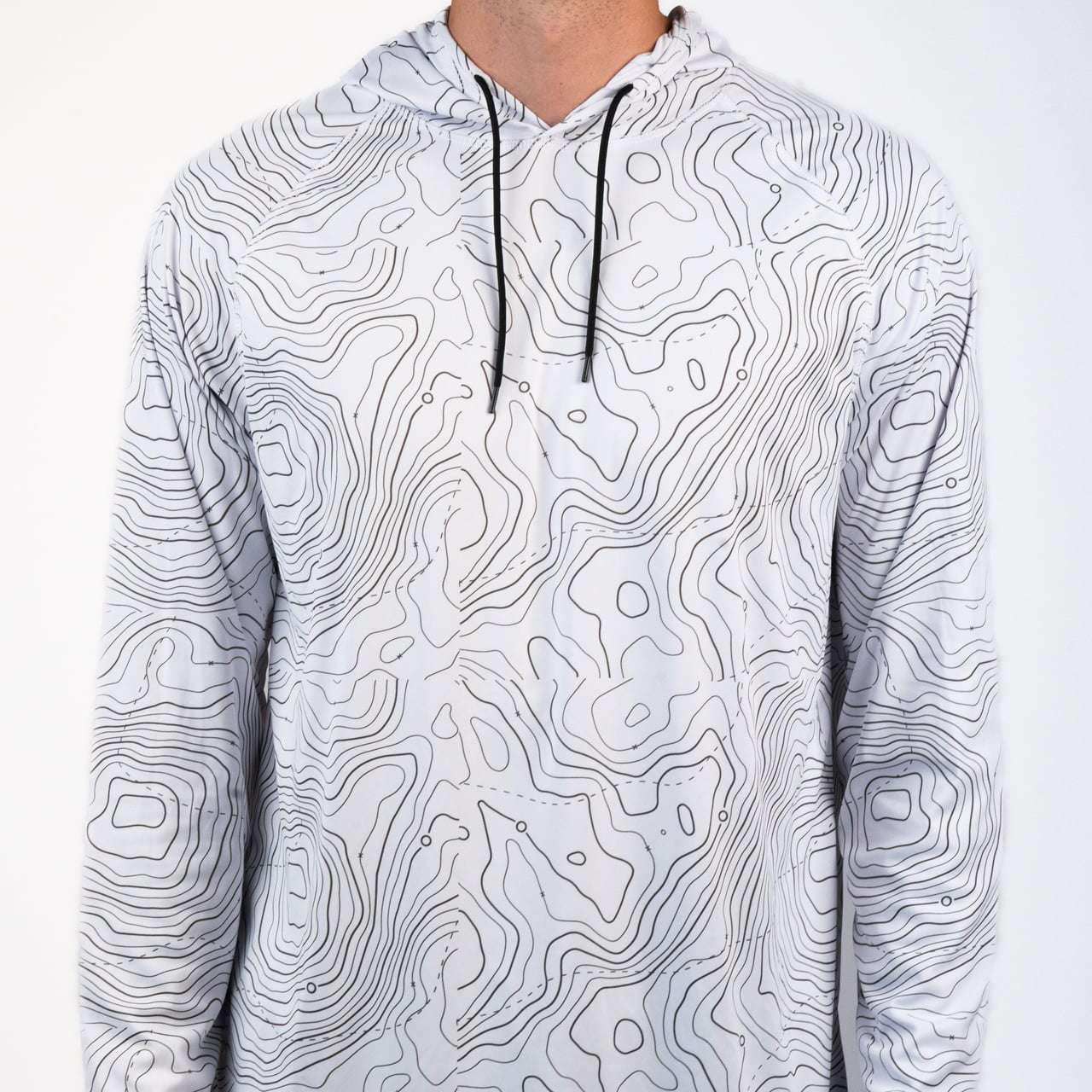 Men's Topographical Performance Hoodie