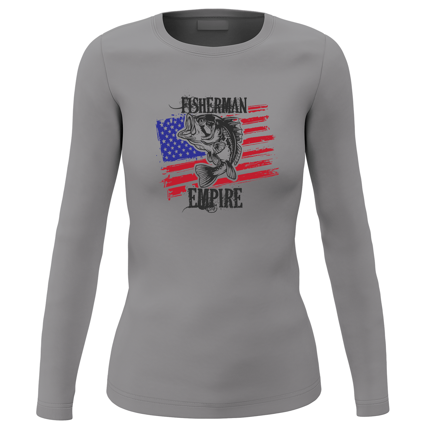 Fisherman American Empire Color Women Long Sleeve Shirt