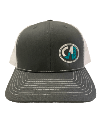 Castaway Logo'D Richardson Hat -Charcoal/White