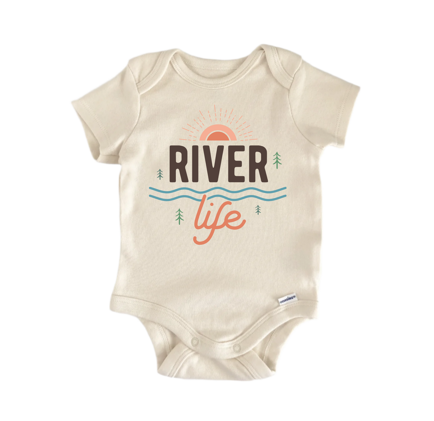 River Boat Lake Life - Baby Boy Girl Clothes Infant Bodysuit Funny Cute Newborn