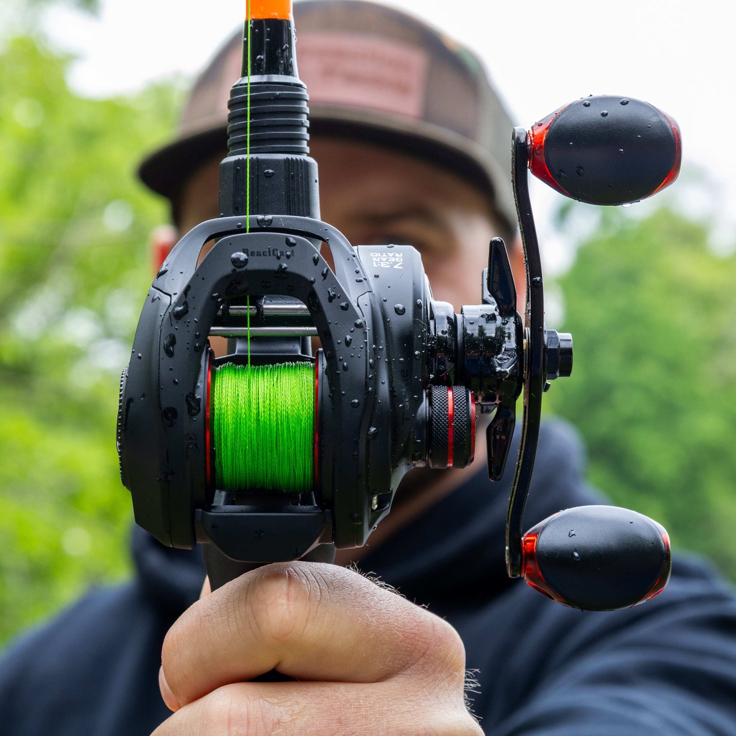 Reaction Tackle Braided Fishing Line - NO FADE Hi Vis Green - NEW