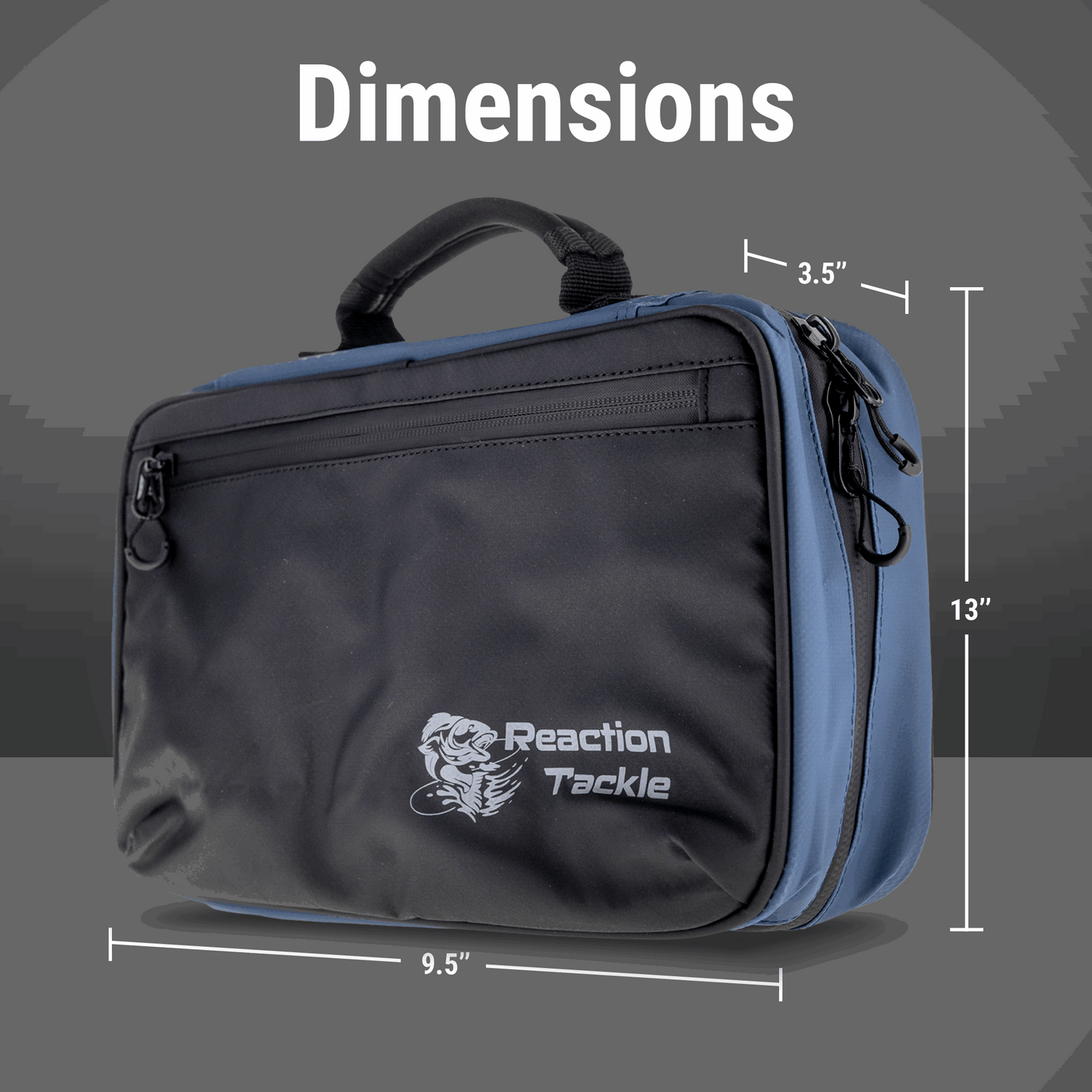 Reaction Tackle Splash Proof Bait Binder and Tackle Storage - New