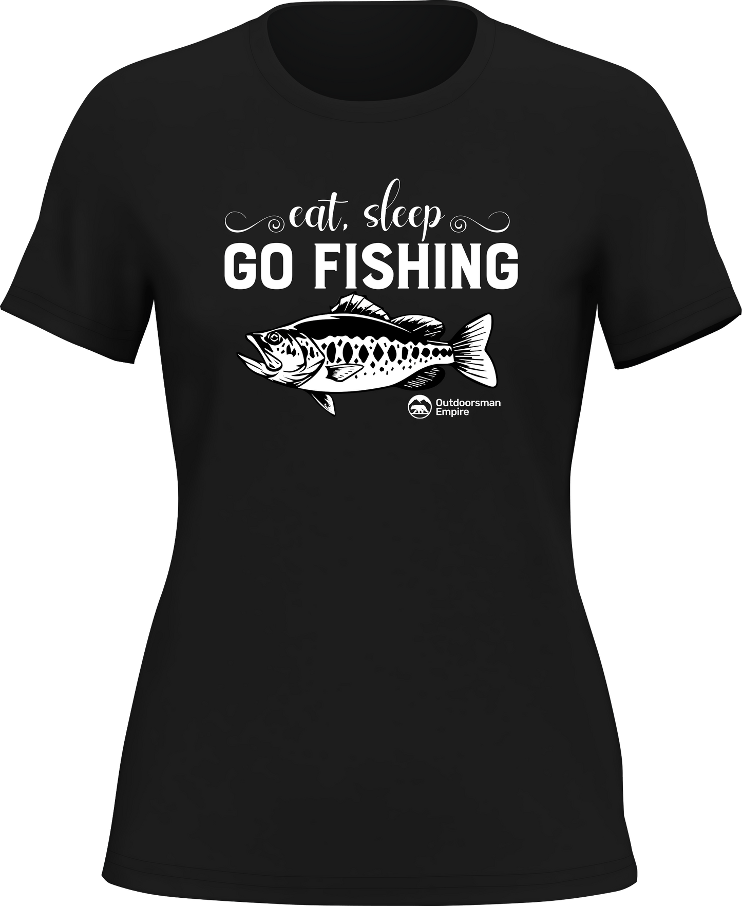 Eat Sleep Go Fishing T-Shirt for Women