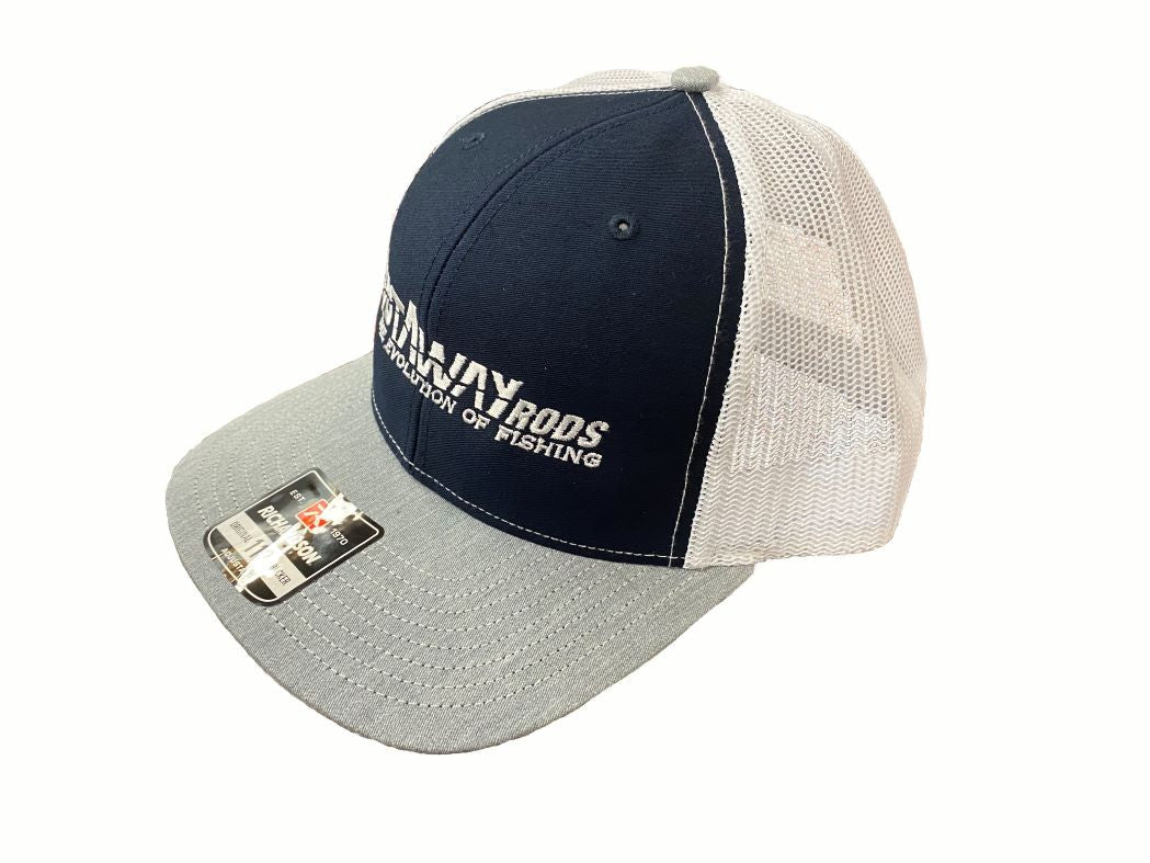 Castaway Logo'D Richardson Hat - Navy/Grey/White