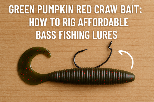 Green Pumpkin Red Craw Bait: How To Rig Affordable Bass Fishing Lures
