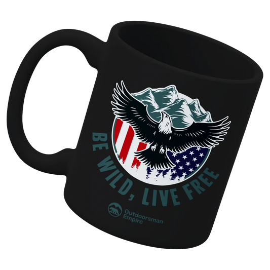 Be Wild Be Free American Eagle 11oz Mug