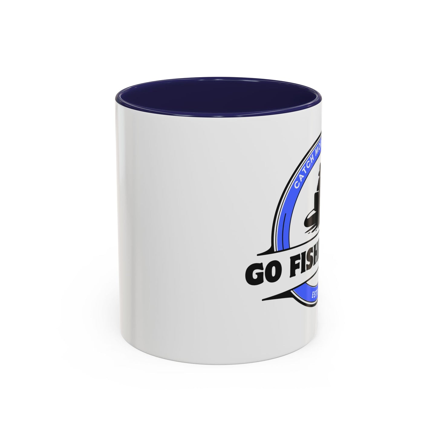 Go Fishing Men Coffee Mug with Different Vibrant Colors
