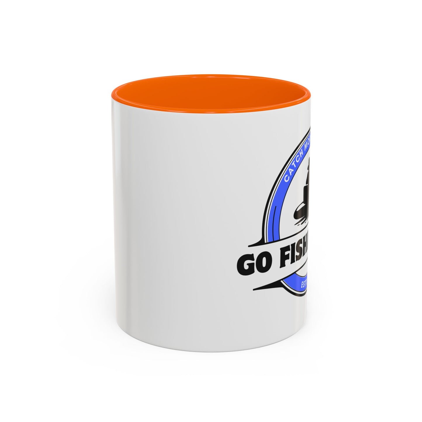 Go Fishing Men Coffee Mug with Different Vibrant Colors