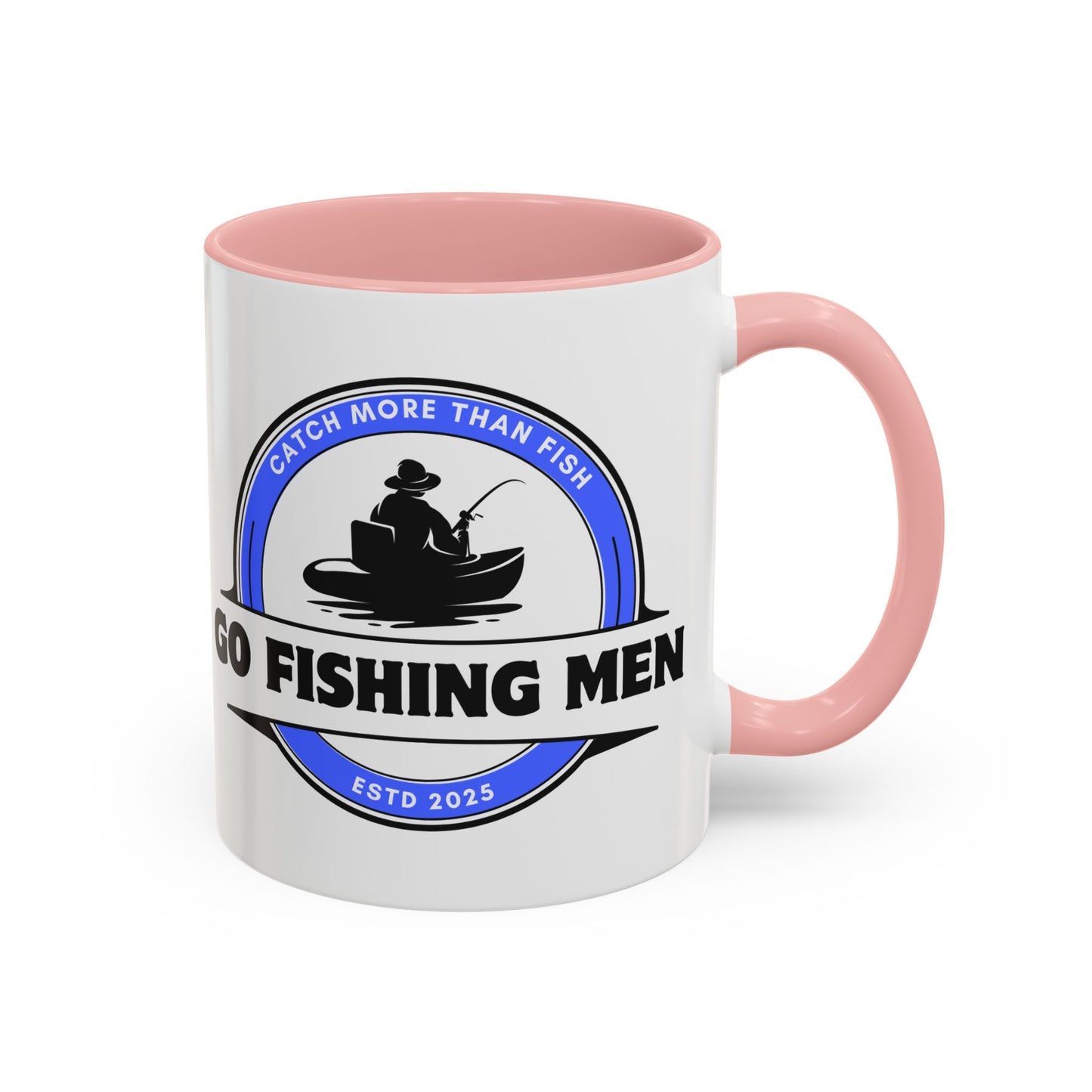 Go Fishing Men Coffee Mug with Different Vibrant Colors