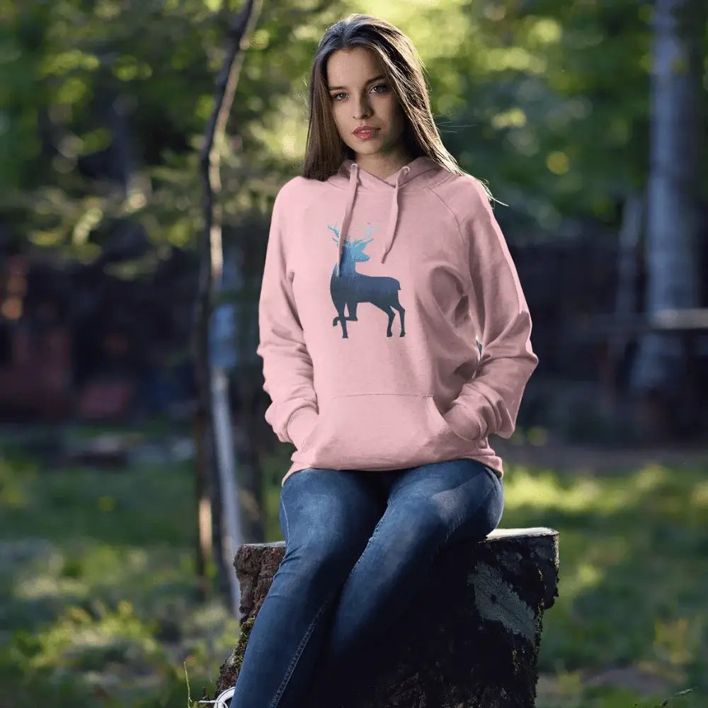 Deer Color 2 Women Hoodie