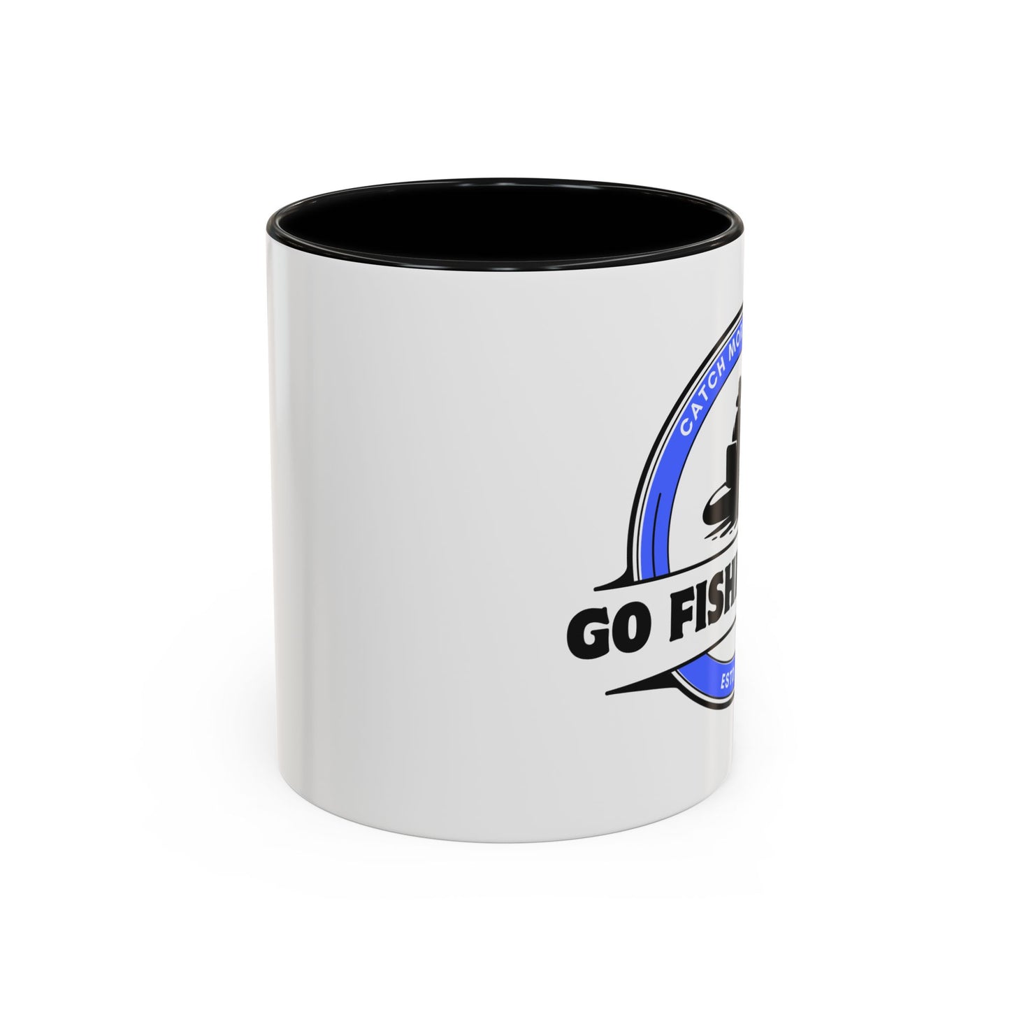 Go Fishing Men Coffee Mug with Different Vibrant Colors