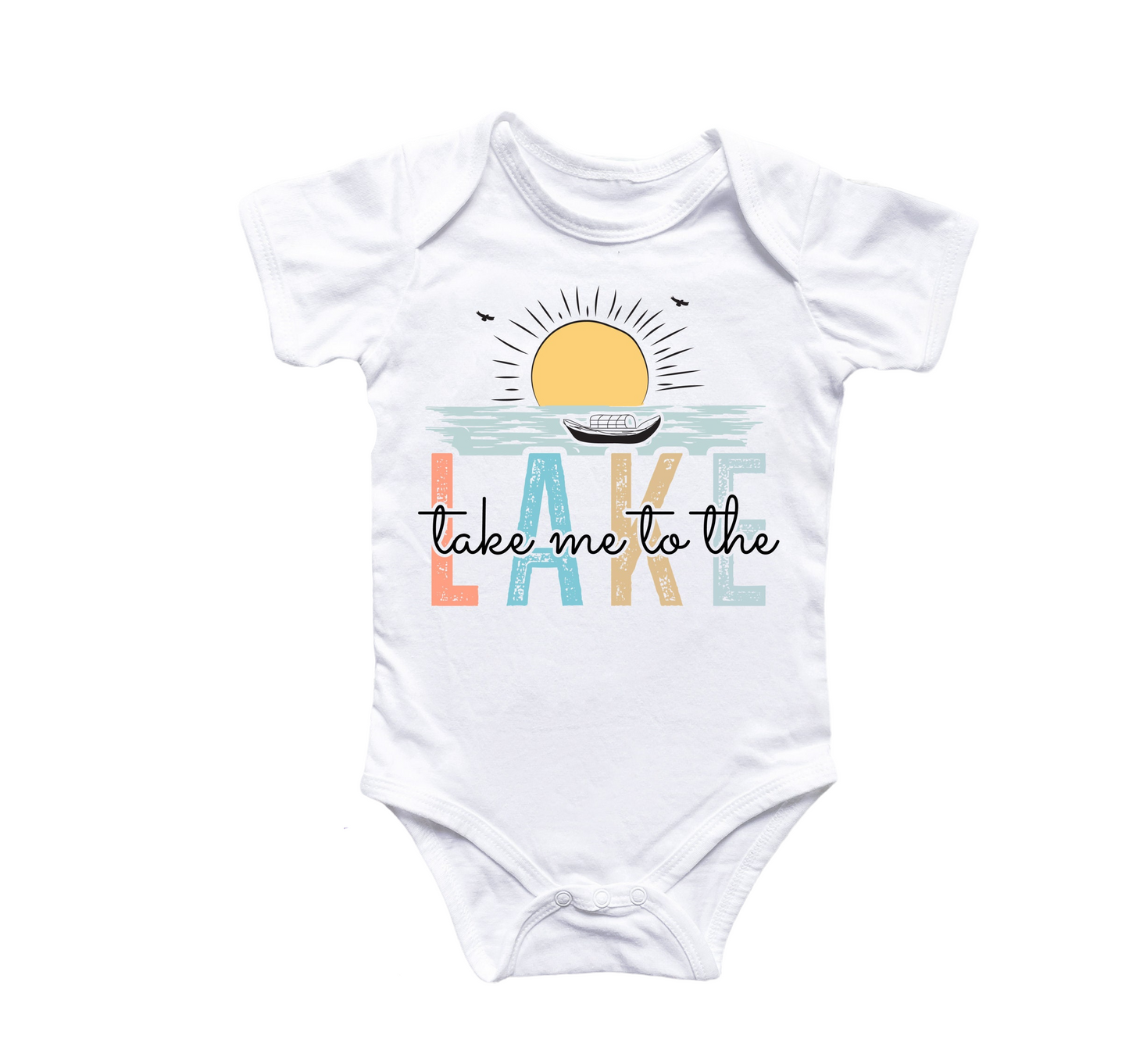 Take Me To Lake Cabin Life - Baby Boy Girl Clothes Infant Bodysuit Funny Cute Newborn