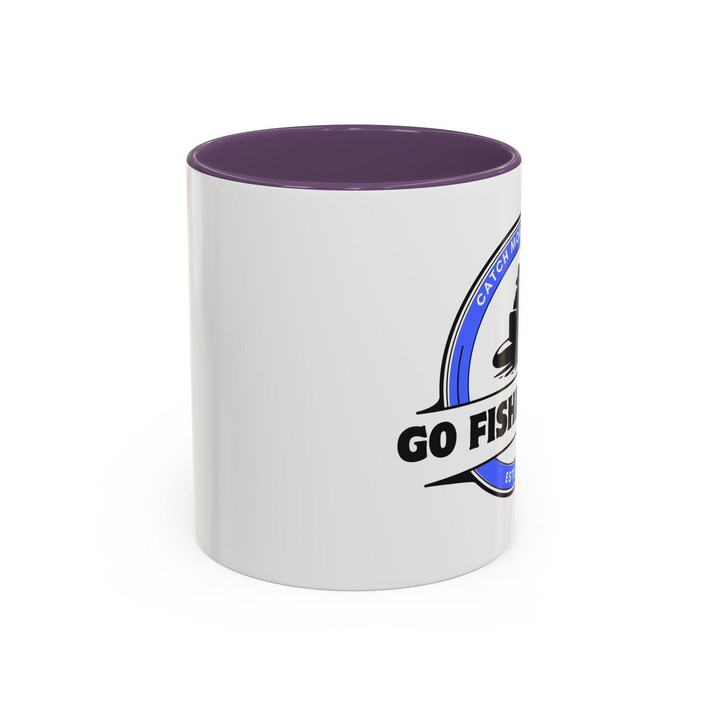 Go Fishing Men Coffee Mug with Different Vibrant Colors