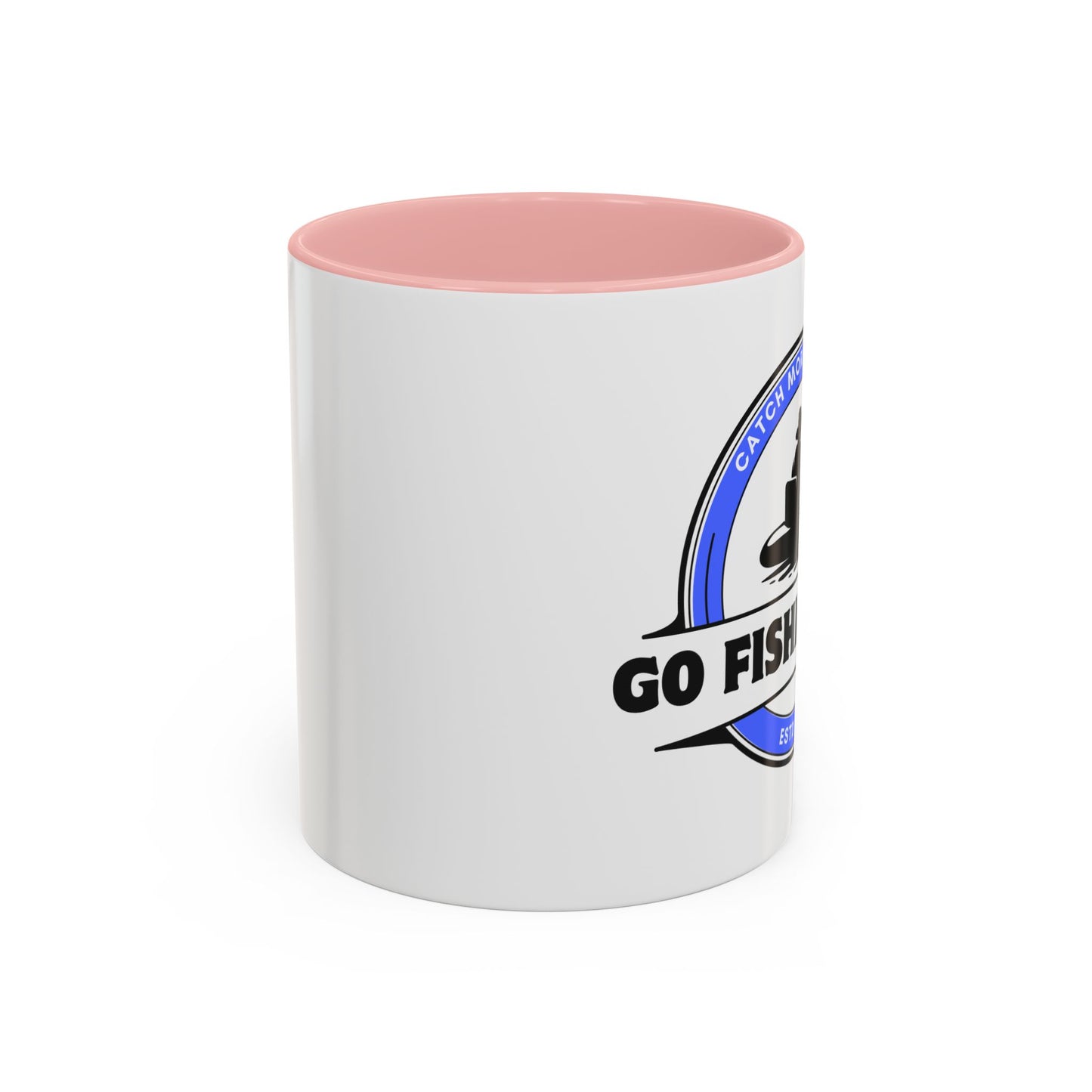 Go Fishing Men Coffee Mug with Different Vibrant Colors