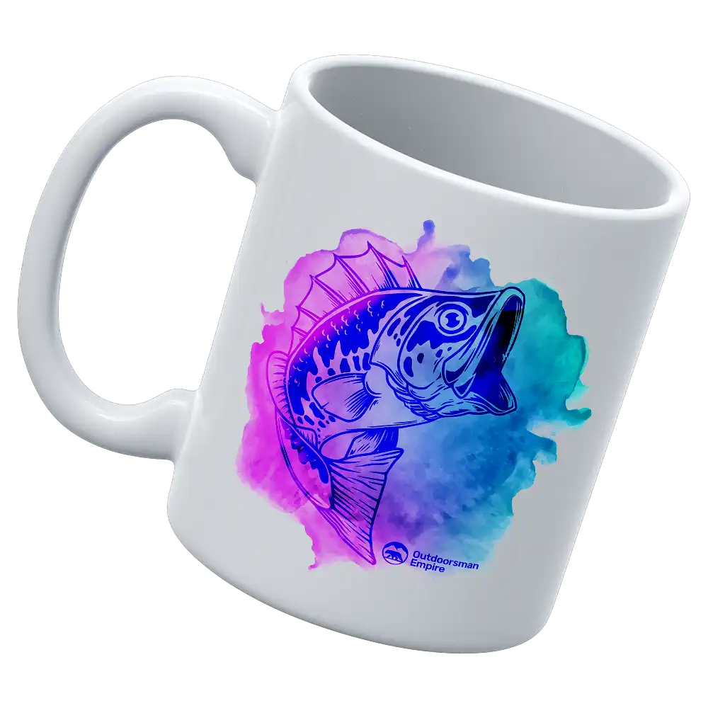 Watercolor Fishing 11oz Mug