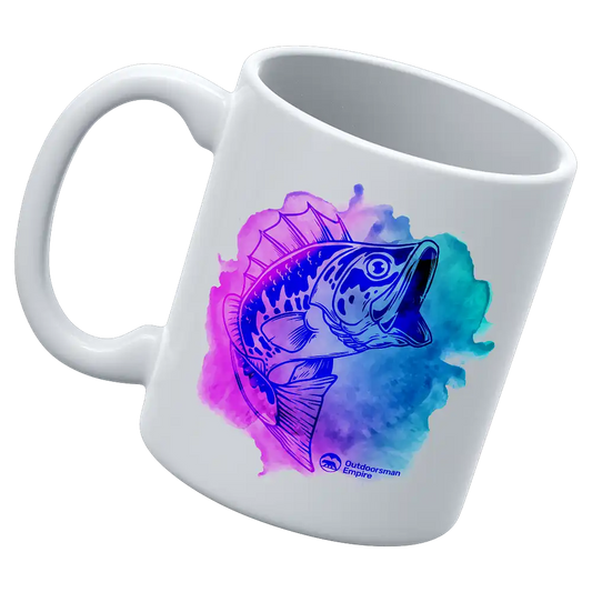 Watercolor Fishing 11oz Mug