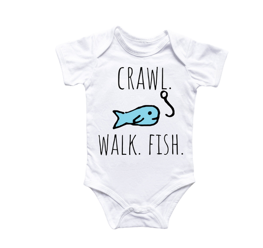 Fishing Fisherman - Baby Boy Girl Clothes Infant Onesie® Funny Cute Newborn  2 GS1
