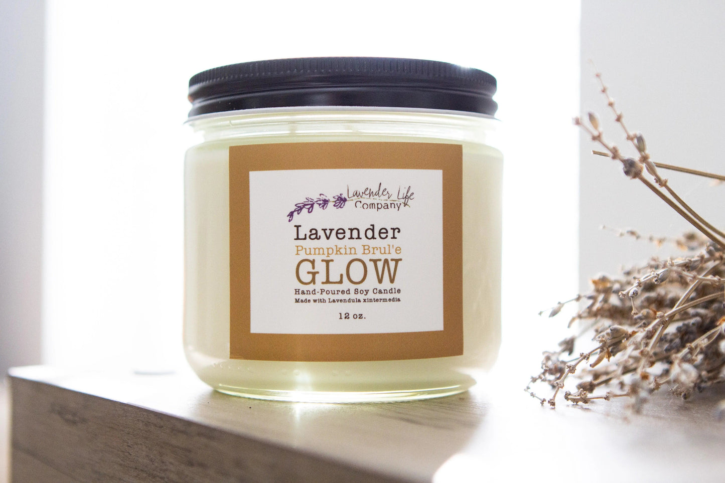 Lavender Glow Soy Candle