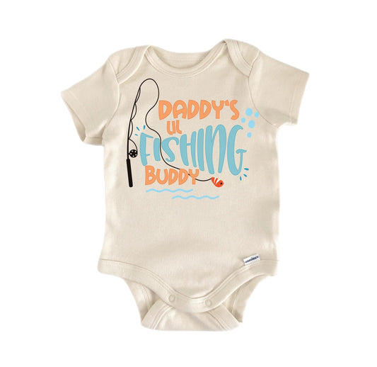 Fishing Buddy - Baby Boy Girl Clothes Infant Bodysuit Funny Cute Newborn