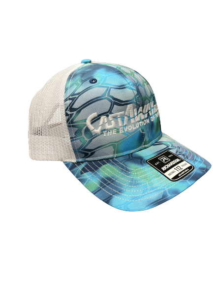 CastAway Logo’d Richardson Hat - Pontus/White Kryptek
