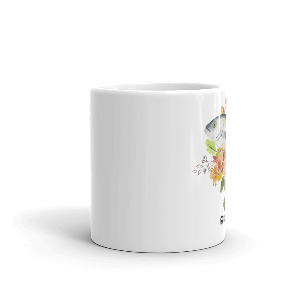 Fishing Flower 11oz Mug